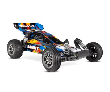 Traxxas Bandit VXL Brushless 1/10 RTR 2WD Buggy - Blue with Pro Series Magnum 272 Transmission, No Battery/Charger