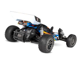 Traxxas Bandit VXL Brushless 1/10 RTR 2WD Buggy - Blue with Pro Series Magnum 272 Transmission, No Battery/Charger