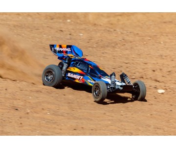 Traxxas Bandit VXL Brushless 1/10 RTR 2WD Buggy - Blue with Pro Series Magnum 272 Transmission, No Battery/Charger