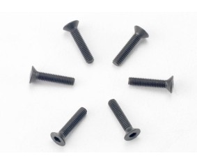 Traxxas 2.5X12mm Flat Head Screws (6)