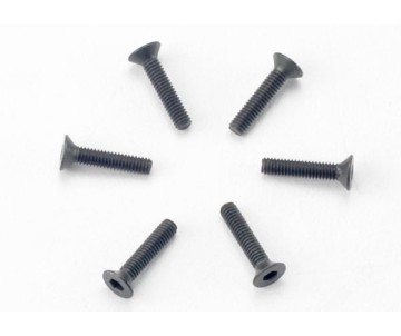 Traxxas 2.5X12mm Flat Head Screws (6)