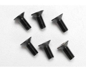 Traxxas 4x10mm Flat Head Screws (6)