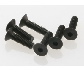 Traxxas 4x15mm Flat Head Screws (6)