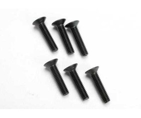 Traxxas 4x18mm Flat Head Screws (6)