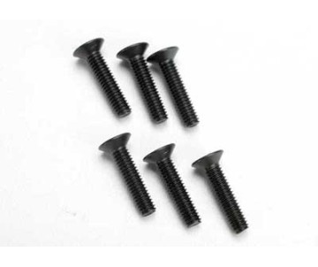 Traxxas 4x18mm Flat Head Screws (6)