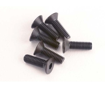 Traxxas 3X10mm Flat Head Screws (6)