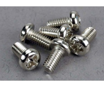 Traxxas 3x6mm Roundhead Machine Screws (6)