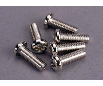 Traxxas Screws, 4x12mm Roundhead Machine (6)