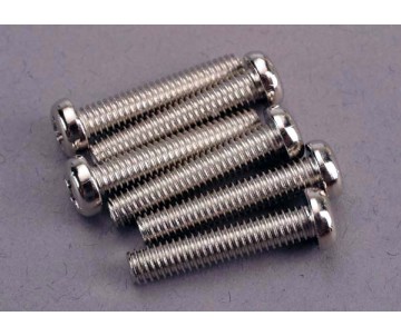 Traxxas Screws, 4x20mm Roundhead Machine (6)