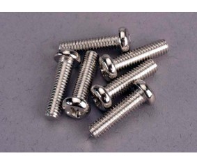 Traxxas 4x15mm Roundhead Machine Screws (6)