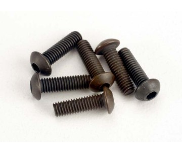 Traxxas 3x10mm Button Head Screws (Hex Drive) (6)