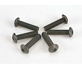 Traxxas 3x12mm Button Head Screws (Hex Drive) (6)