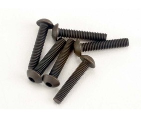 Traxxas 3x15mm Button Head Screws(Hex Drive) (6)