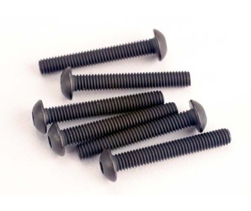 Traxxas 3X20mm Button Head Screws (Hex Drive) (6)