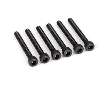 Traxxas Screws, 3x25mm cap-head machine (hex drive) (6)