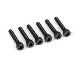 Traxxas Screws, 3x18mm cap-head machine (hex drive) (6)