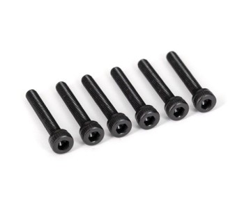 Traxxas Screws, 3x18mm cap-head machine (hex drive) (6)