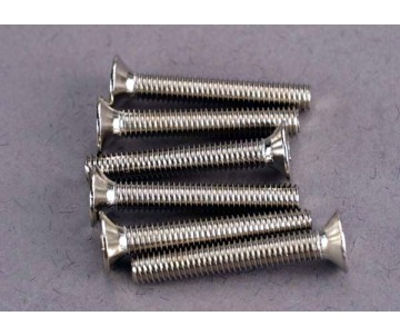 Traxxas 3x20mm Flat Head Phillips Screw (6)