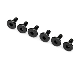 Traxxas Screws, 3x8mm flat-head machine (hex drive) (6)