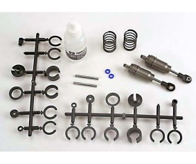 Traxxas Big Bore shocks (short) (hard-anodized & PTFE-coated T6 aluminum) (assembled with TiN shafts w/ springs)(f/r)(2) (Note: Assembled with 32mm shafts, 29mm shafts included)
