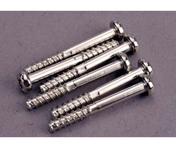 Traxxas Screws, 3x24mm Roundhead Self-Tapping (With Shoulder) (6)