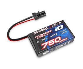 Traxxas 750mAh 2S 7.4V 20C LiPo ID Softcase Battery