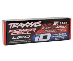 Traxxas 4000mAh 3S 11.1V 25C LiPo iD Connector Soft Case 135x26x43mm