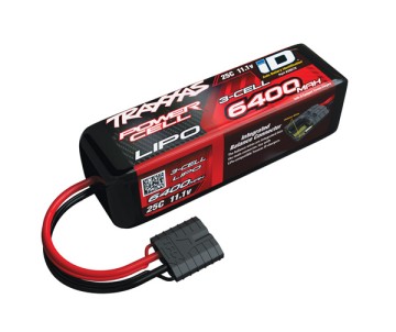 Traxxas 6400mAh 3S 11.1V 25C LiPo iD Connector Soft Case 135x42x45mm