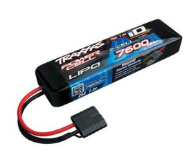 Traxxas 7600mAh 2S 7.4V 25C LiPo iD Connector Soft Case 155x27x43mm