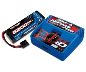 Traxxas Battery/Charger Completer Pack  (includes #2970 iD®charger (1), #2844R 5200mAh 7.4V 2-cell 35C LiPo ID® Battery (1))