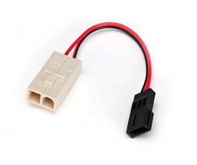 Traxxas Adapter, Molex to Traxxas Receiver Battery Pack (for charging) (1)