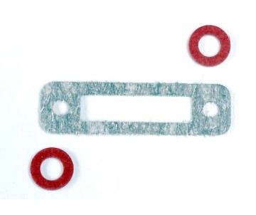 Traxxas Exhaust Header Gasket (1)/ Gaskets, Pressure Fitting (2) (For Side Exhaust Engines Only)