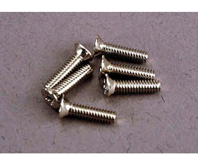 Traxxas Screws, 2x8mm Countersunk Machine (6)