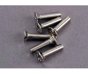 Traxxas 3x12mm Flat Head Machine Screw (6)