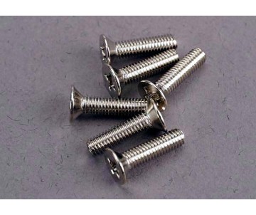 Traxxas 3x12mm Flat Head Machine Screw (6)