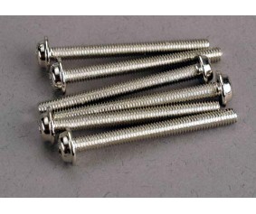 Traxxas Screws, 3x30mm washerhead machine (6)