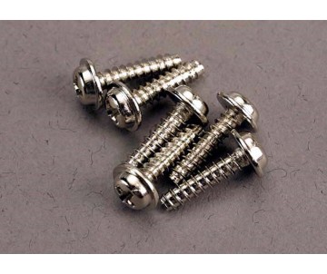 Traxxas Screws, 3x12mm Washerhead Self-Tapping (6)