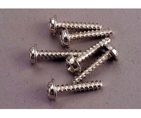 Traxxas Screws, 3x15mm Washerhead Self-Tapping (6)