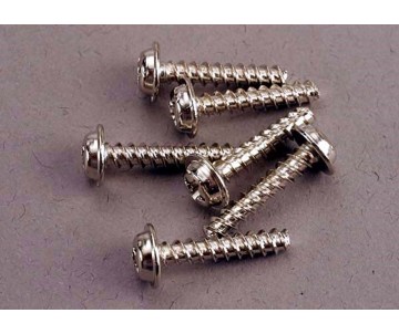 Traxxas Screws, 3x15mm Washerhead Self-Tapping (6)