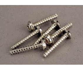 Traxxas Screws, 3x18mm Washerhead Self-Tapping (6)