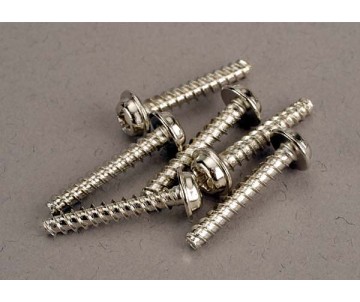 Traxxas Screws, 3x18mm Washerhead Self-Tapping (6)