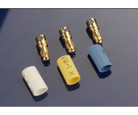 Traxxas 3.5mm Bullet Connectors (Male) (3) (VXL)