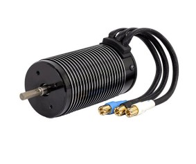Traxxas Motor, 2000Kv 77mm, brushless (with 6.5mm gold-plated connectors & high-efficiency heatsink)