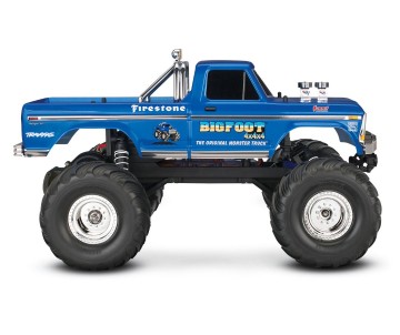 Traxxas Bigfoot No. 1 The Original Monster Truck with LED Lights, 1/10 Scale 2WD Monster Truck, XL-5 brushed ESC, Titan 12t Motor, 7 Cell NiHM battery and 4A DC Charger