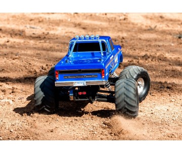 Traxxas Bigfoot No. 1 The Original Monster Truck with LED Lights, 1/10 Scale 2WD Monster Truck, XL-5 brushed ESC, Titan 12t Motor, 7 Cell NiHM battery and 4A DC Charger