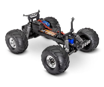 Traxxas Bigfoot No. 1 The Original Monster Truck with LED Lights, 1/10 Scale 2WD Monster Truck, XL-5 brushed ESC, Titan 12t Motor, 7 Cell NiHM battery and 4A DC Charger