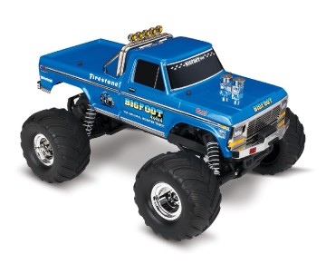 Traxxas Bigfoot No.1 1/10 Officially Licensed Replica Monster Truck RTR with TQ 2.4GHz Radio System and XL-5 ESC (Fwd/Rev) Includes 7-Cell NiMH 3000mAh Traxxas Battery and 4-amp USB-C Charger w/ iD
