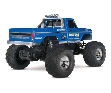 Traxxas Bigfoot No.1 1/10 Officially Licensed Replica Monster Truck RTR with TQ 2.4GHz Radio System and XL-5 ESC (Fwd/Rev) Includes 7-Cell NiMH 3000mAh Traxxas Battery and 4-amp USB-C Charger w/ iD