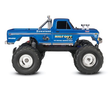 Traxxas Bigfoot No.1 1/10 Officially Licensed Replica Monster Truck RTR with TQ 2.4GHz Radio System and XL-5 ESC (Fwd/Rev) Includes 7-Cell NiMH 3000mAh Traxxas Battery and 4-amp USB-C Charger w/ iD