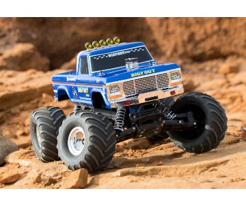 Traxxas Bigfoot No.1 1/10 Officially Licensed Replica Monster Truck RTR with TQ 2.4GHz Radio System and XL-5 ESC (Fwd/Rev) Includes 7-Cell NiMH 3000mAh Traxxas Battery and 4-amp USB-C Charger w/ iD